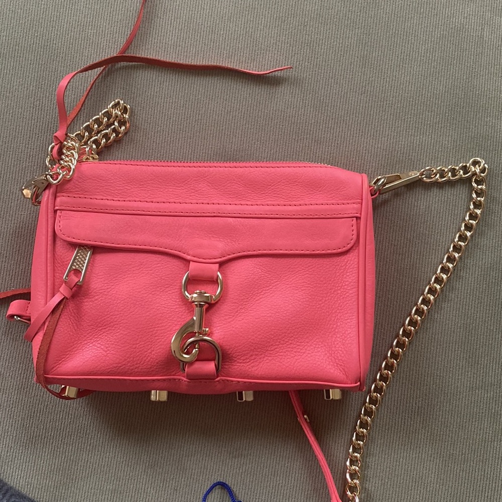 Rebecca Minkoff Mini Mac coral/pink like new